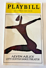 Vtg Playbill City Center Dance Theater Alvin Ailey 1975 NYC Ticket Stubs Perform