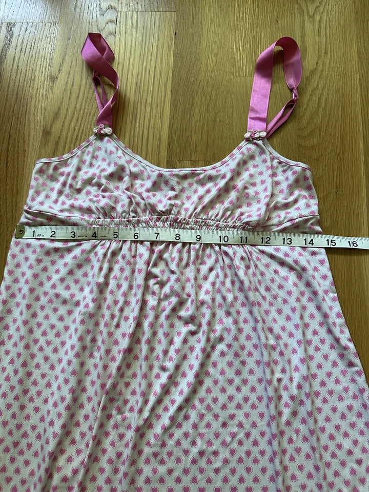 Betsey Johnson Intimates Heart Slip Dress 2000’s - Image 4 of 4