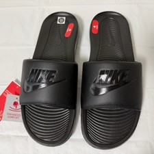 Nike Victori One Slides Triple Black Slides CN9675-003 Men's Size 11 Slip On