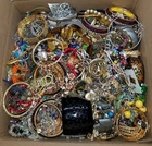 Vintage/Retro/Modern Costume Scrap/Wear Grab Bag Jewelry Lot (BOX J) ~ 16 LBS+