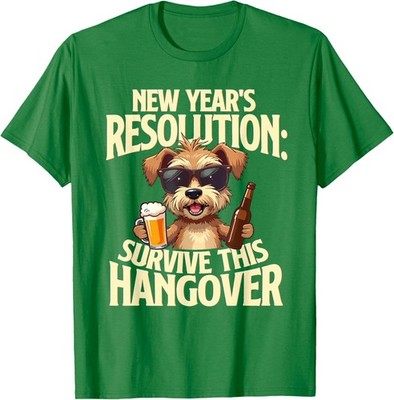 Design Funny Family Survive Hangover Dog Funny Unisex T-Shirt