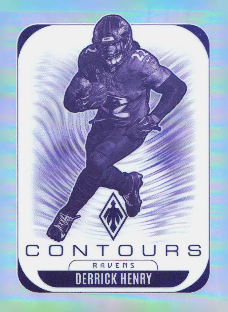 2025 Panini Phoenix #3 Derrick Henry Contours (B117)