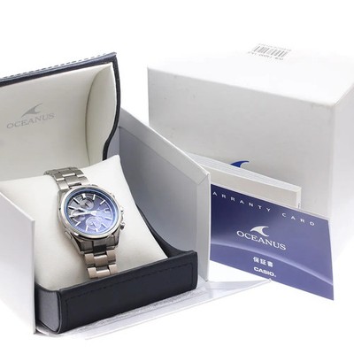 Casio OCW-T4000-1AJF Oceanus Classic Line Day-Date Solar Radio