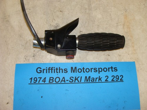 1974 BOA-SKI MARK 2 292 MKII Kohler right side thumb throttle switch grip oem 