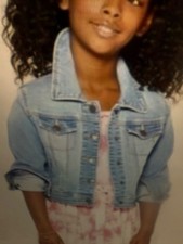 Cat Jack Denim Jacket Size Medium 7/8 Light Wash BNWT Snaps FREE SHIPPING