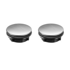 2 Pack Sink Faucet Hole Cover Kitchen Plug Brushed Stainless Steel