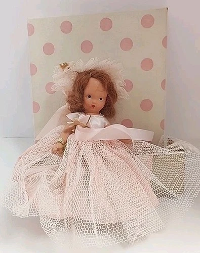 #87 Bridesmaid  Nancy Ann Storybook Dolls  Family Series Bridesmaid PINK