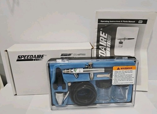 SPEEDAIRE Air Brush Kit 48PX90 0.35mm Nozzle 20-50 PSI Barely Used