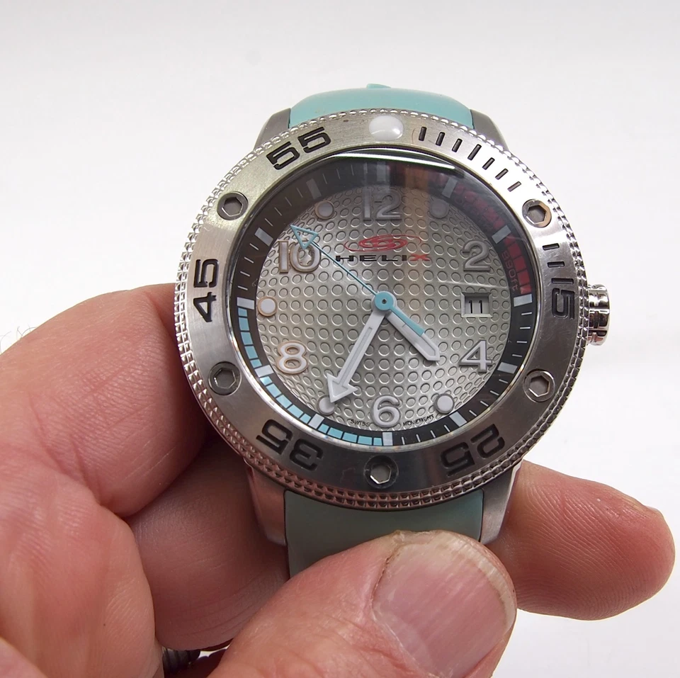 Helix By Timex男士石英表模拟手表瑞士机芯蓝宝石水晶47毫米 — 第 3/4 张图片