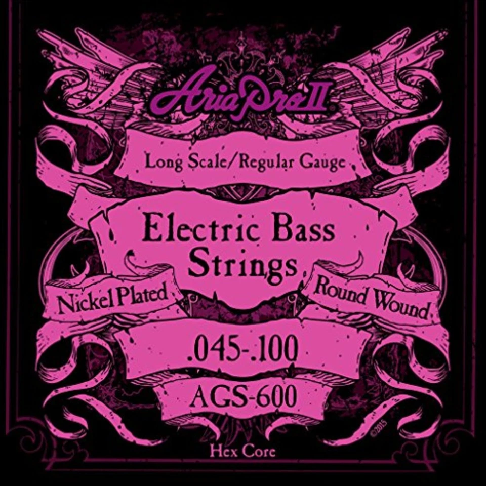 AriaPro II Aria Pro Two-Base String Long Scale AGS-600 for Long Scale F/S wTrack - Image 3 of 3