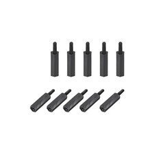 M2 x 15 mm + 6 mm Male to Female Hex Nylon Spacer Standoff 150pcs