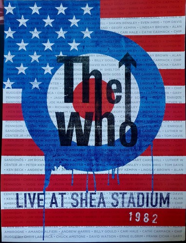 The Who Live at Shea Stadium 1982 (Brand New Eagle Rock Unfolded Promo Poster) - Picture 2 of 2