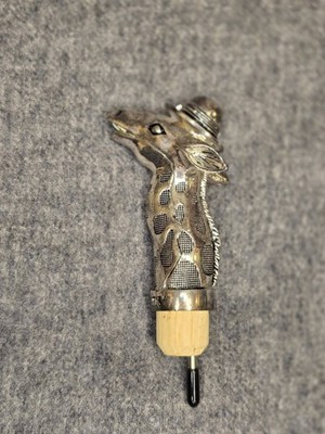 Hendricks Gin Giraffe Pourer - Stainless Steel- Rare- Collectible 