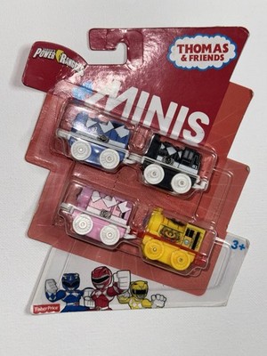Thomas & Friends Mini Mighty Morphin Power Rangers set of 4 New slight wear 2016