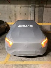 Premium Custom Indoor Car Cover Kompatibel mit Mercedes-AMG Limousinen Winddicht