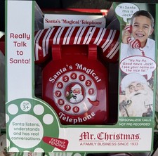Mr. Christmas Santa's Magical Telephone NIB