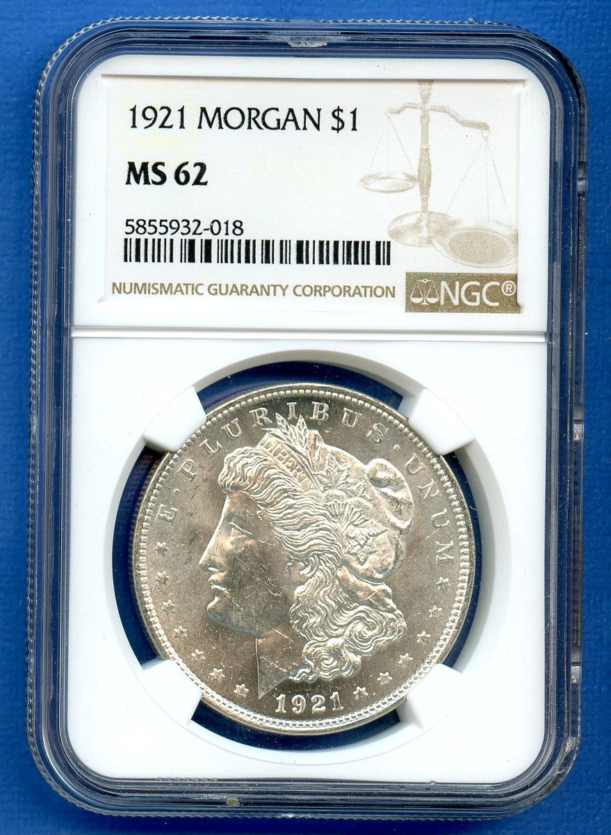 MS 62 Graded 1921 Year Morgan US Dollars (1878-1921) for sale | eBay