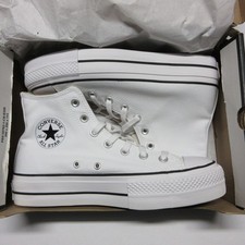 New Converse Chuck Taylor All Star Lift Platform High Top Womens 8.5 White