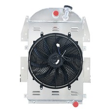 Radiator 1934-1936 Chevy Master Pickup V8 4 Row Shroud Fan