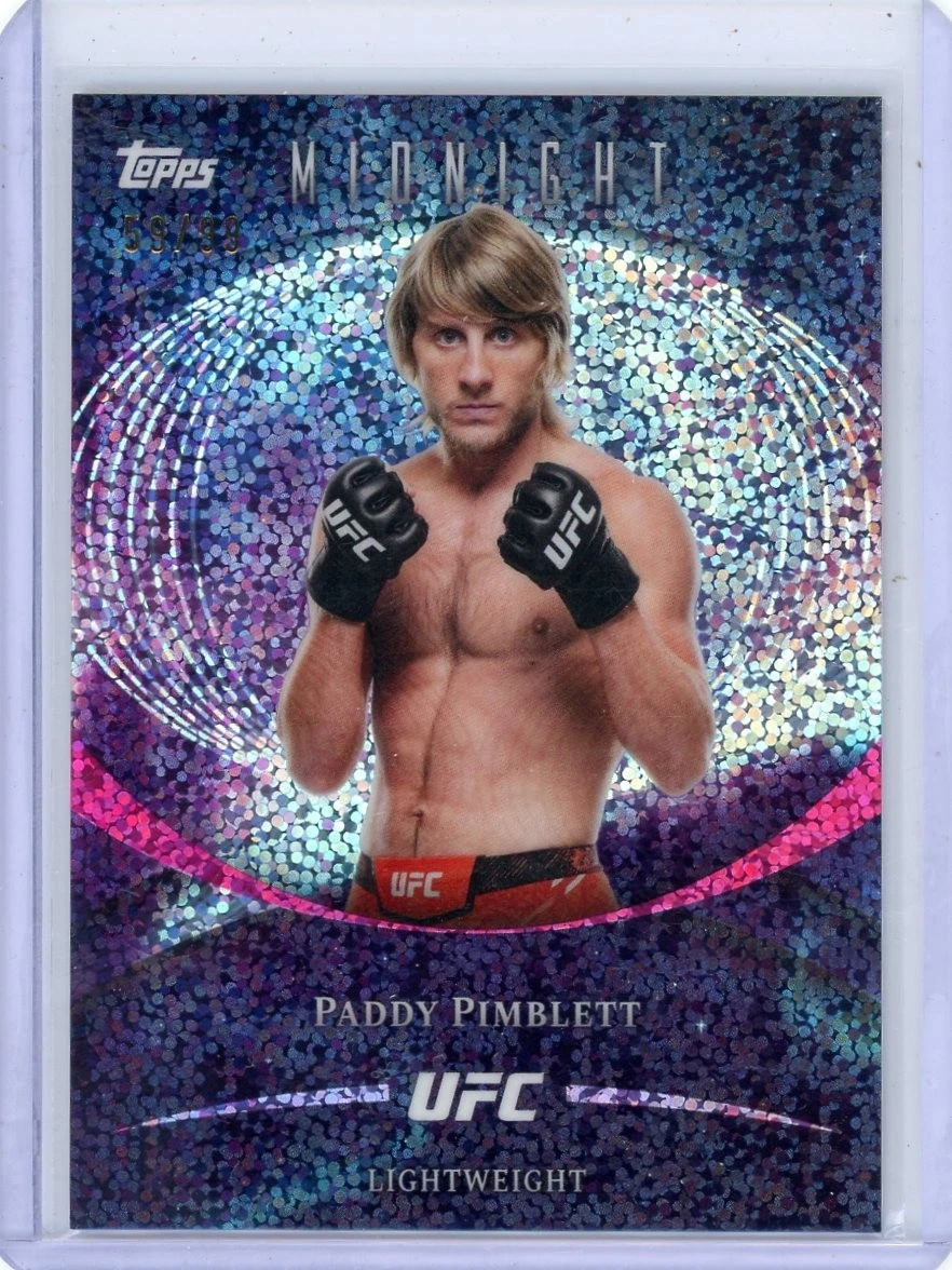 2026 Midnight UFC Paddy Pimblett #45 Shimmer Moon /99