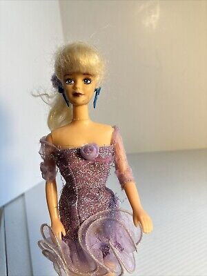 Mattel Barbie Doll With ~ VINTAGE ~ 80's BIG PLASTIC BLUE Mattel Barbie Doll With ~ VINTAGE ~ 80's BIG PLASTIC BLUE