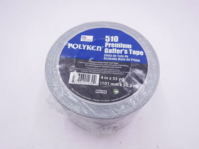 Polyken 510 Rubber Premium Grade Gaffer's Tape Gray 4in x 55yd