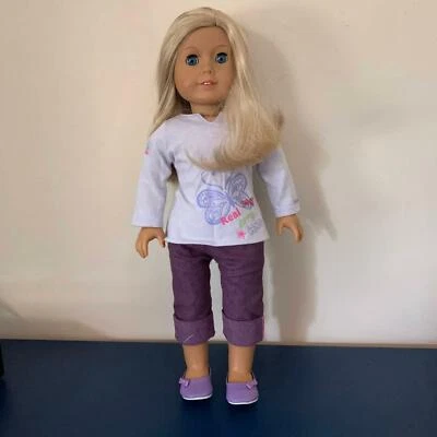 American Girl Doll Blonde Hair Blue Eyes Original Outfit Toys