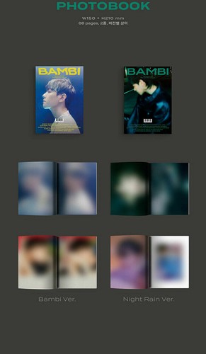 EXO BAEKHYUN BAMBI 3rd Mini Album PHOTO BOOK RANDOM Ver. CD+Book+3 Card+etc - Bild 7 von 12