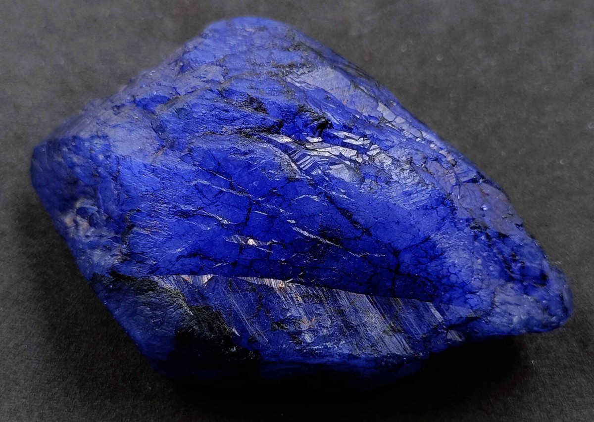 Dyed Natural Blue Sapphire 1100 Ct Uncut Rough EGL Certified Loose