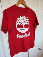 Timberland Youth T-Shirt Red Size X-Large 18-20