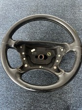 MERCEDES SL 350 SL 55 AMG BLACK LEATHER STEERING WHEEL PUR101086A3 