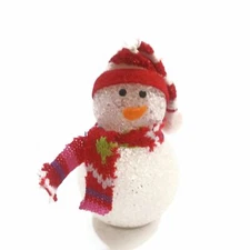 Snowman Christmas Tree Ornament Hanging Décor Holiday Seasons Gifts Red/White 