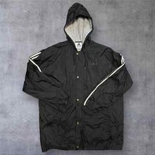 Vintage adidas windbreaker raincoat