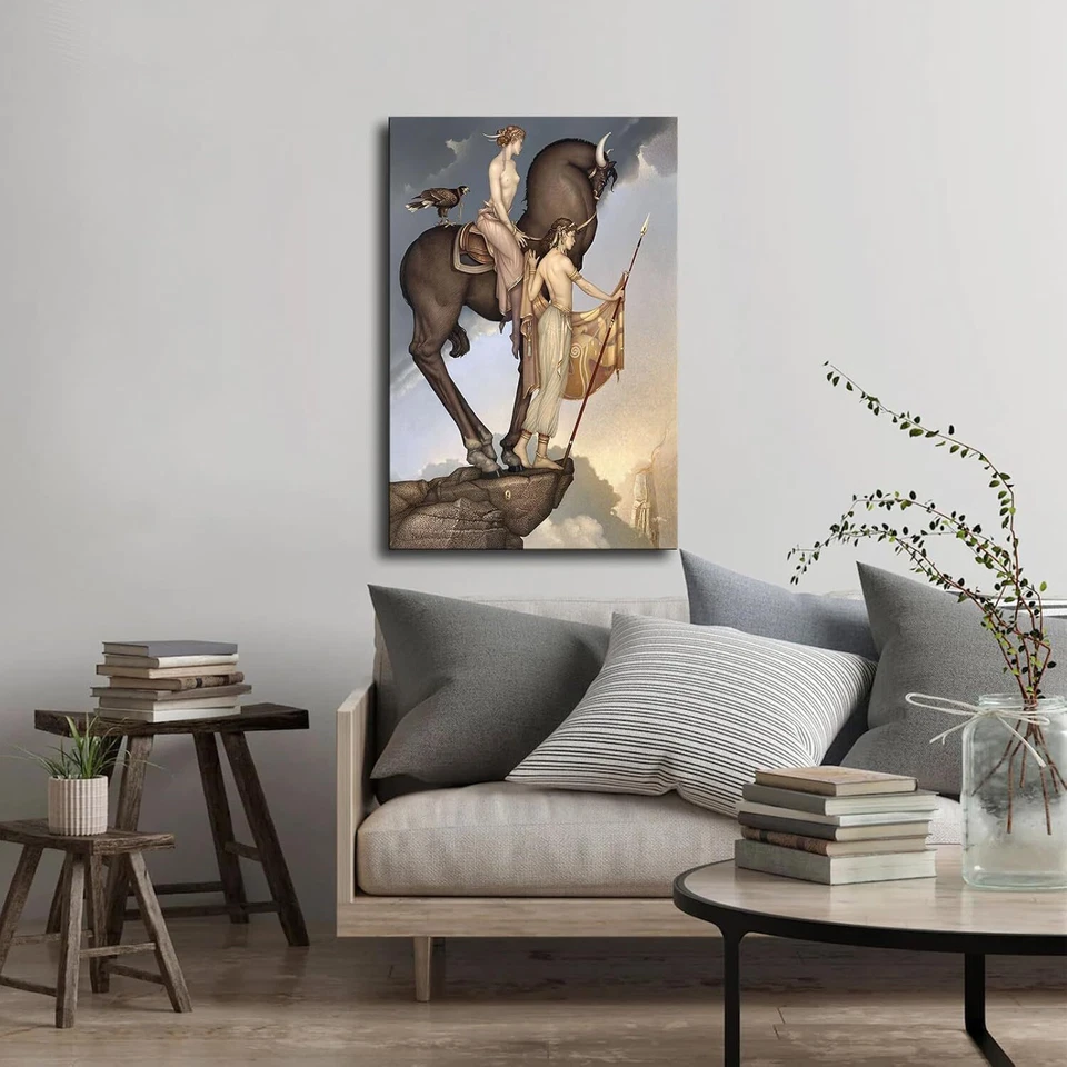 Майкл Паркс - дочь Зевса винтажный плакат холст картина печать современный - Изображение 4 из 4