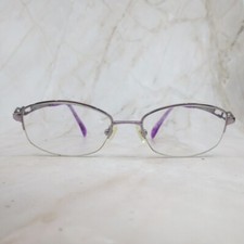 Seiko Eyeglasses Frame T3147 286 Women's Brown Titanium Half Rim 52-17-135