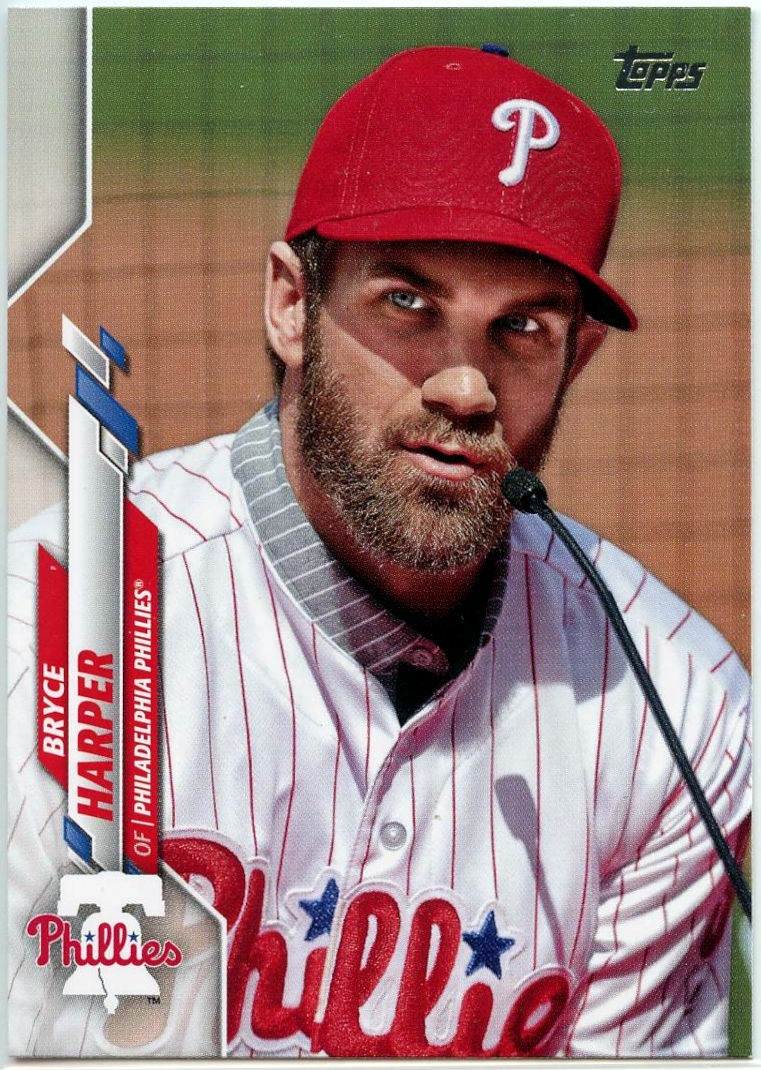 2020 Topps Update Series BRYCE HARPER SP Photo Variation #U-279 PHILLIES