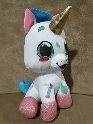 Crayola Hallmark Deluxe 12" Color 'N Plush Unicorn - Draw, Wash and Reuse  - Picture 2 of 6