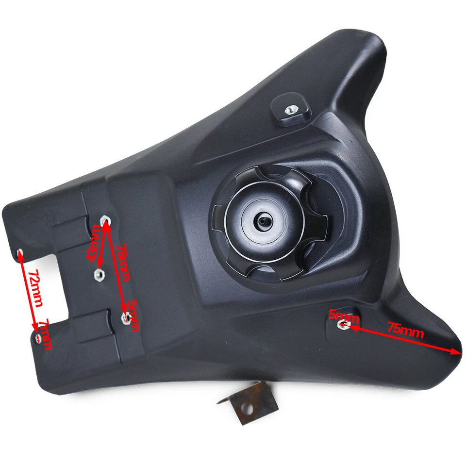 Kit de plástico azul Fender assento tanque de combustível para Yamaha TTR110E TTR110 110cc PIT Bike - Imagem 4 de 4