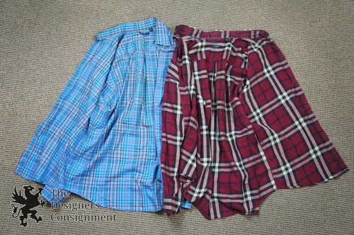 2 Burberry London Nova Check Dress Collared Button Down Shirts Mens Plaid - Picture 6 of 12