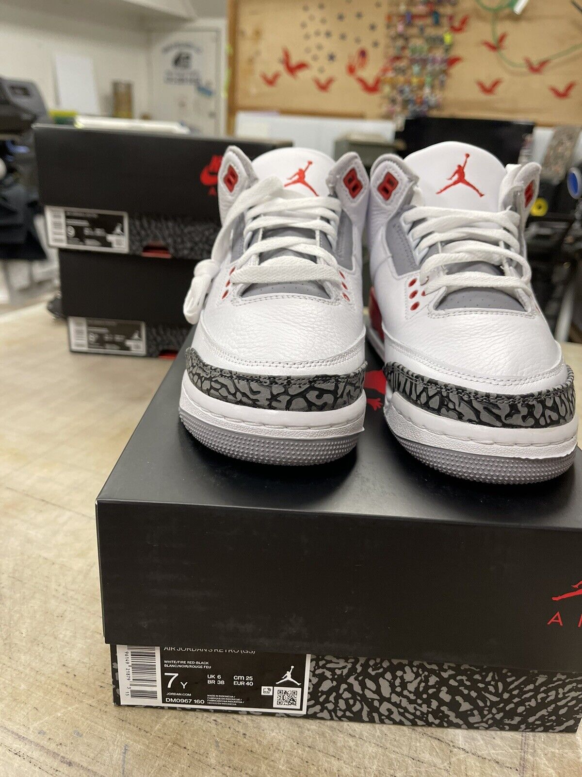 Air Jordan 3 Retro GS 'Fire Red' 2022 