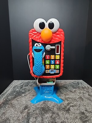 Sesame Street Elmo's Sing & Learn 17.5'' Playphone Interactive Sounds Light Songs