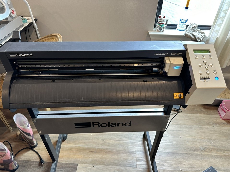 Roland GS24 GS24 CAMM 1 Vinyl Cutter with Stand eBay
