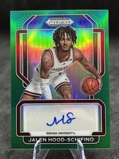 2022 Prizm Draft Picks #FS-JHS Jalen Hood-Schifino Freshman Signatures Green