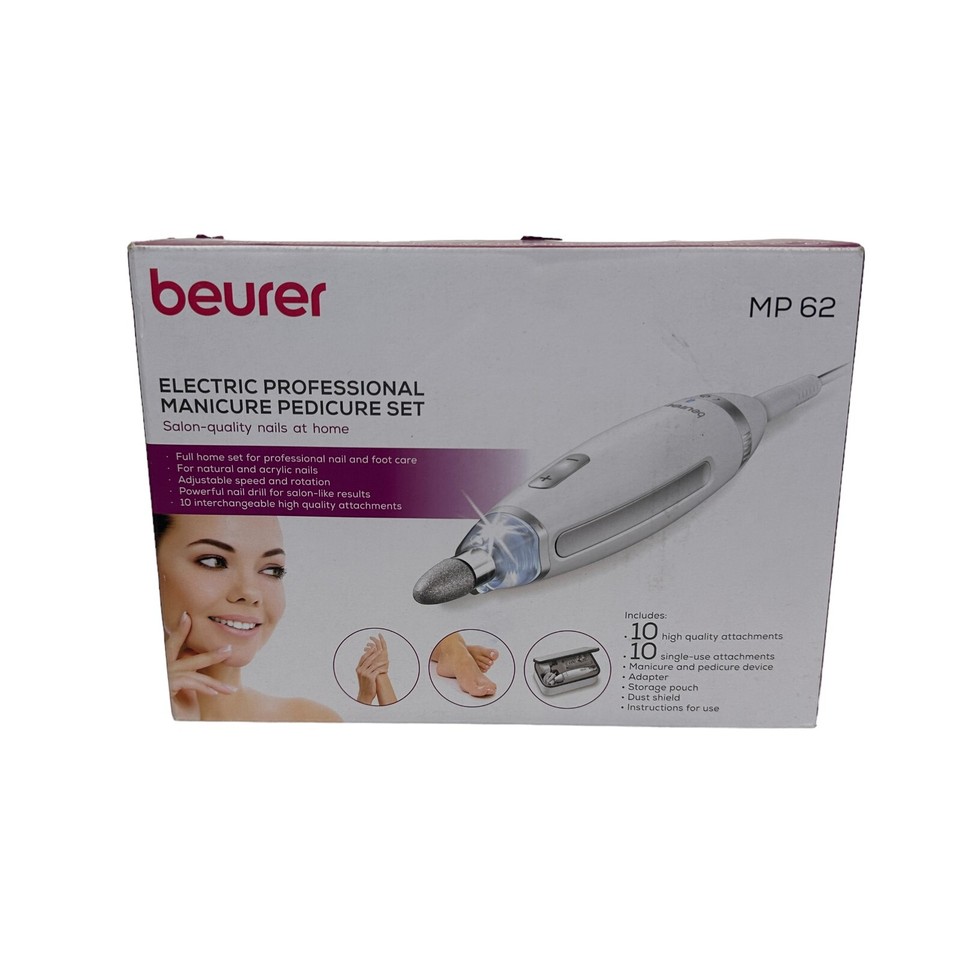 Beurer Germany Electric Professional Manicure Pedicure Set, MP62 Open