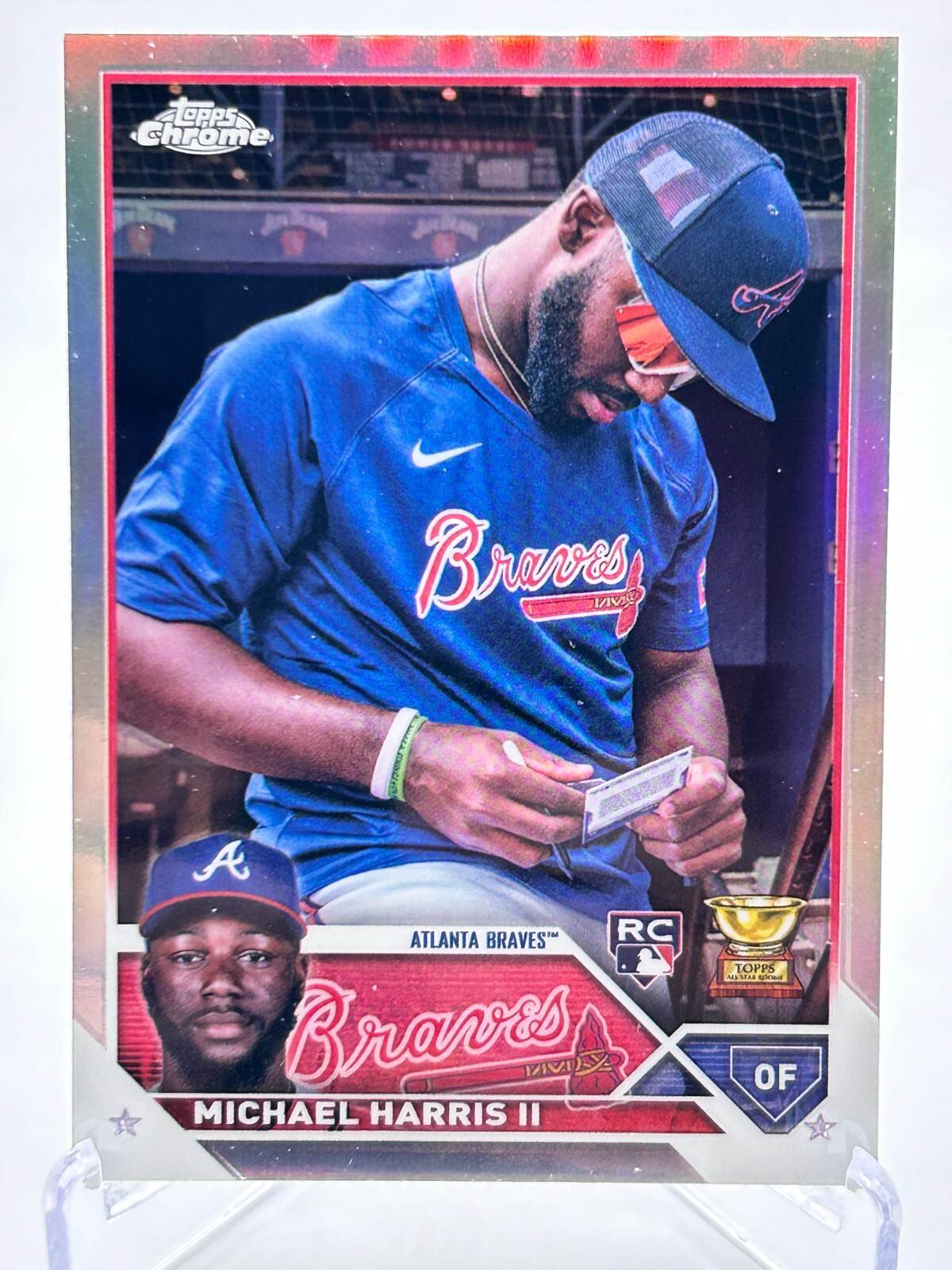 MICHAEL HARRIS II 2023 TOPPS CHROME UPDATE IMAGE VARIATION ROOKIE #USC153 JC