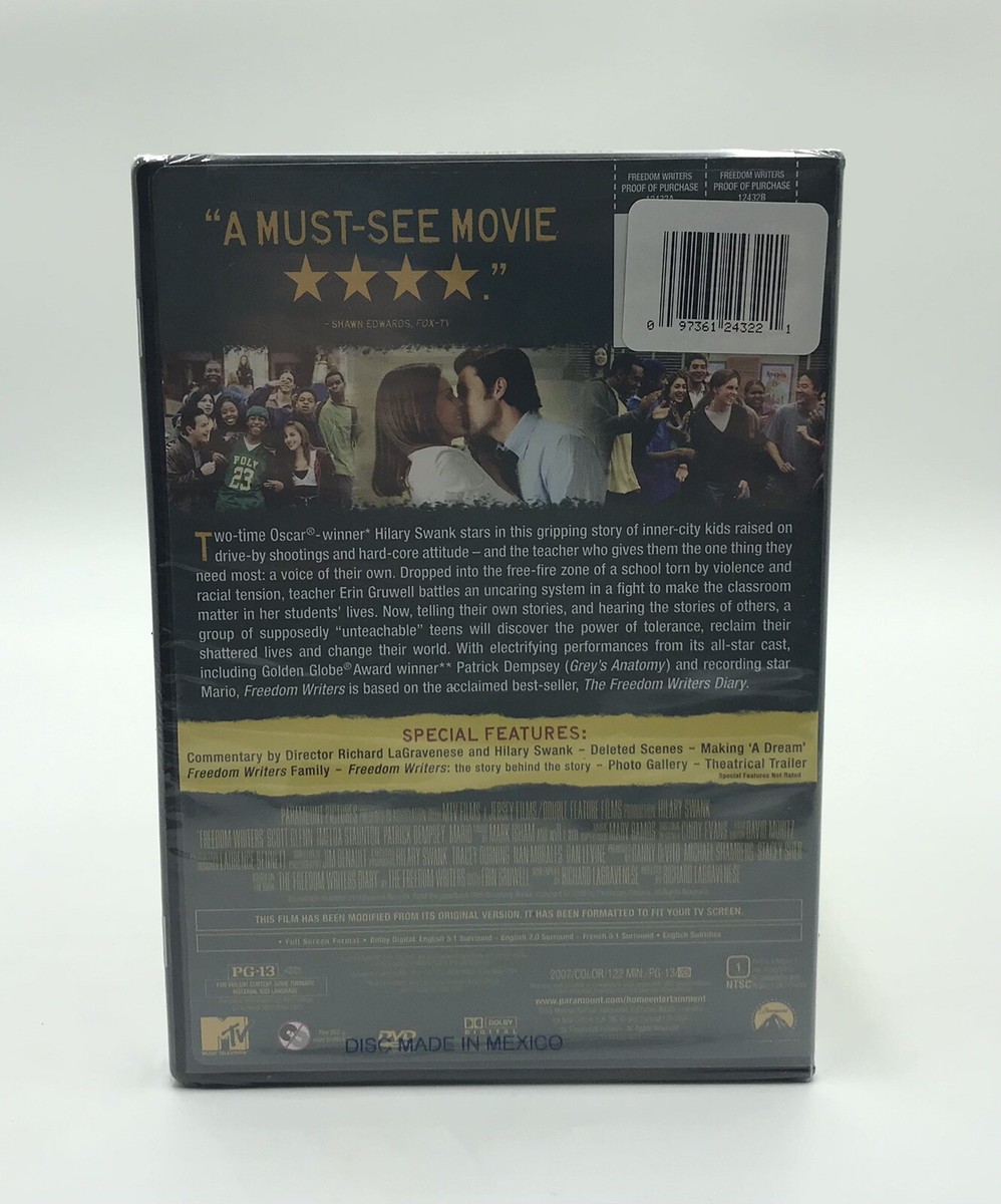 Freedom Writers (DVD, 2006) FS Hilary Swank, Scott Glenn
