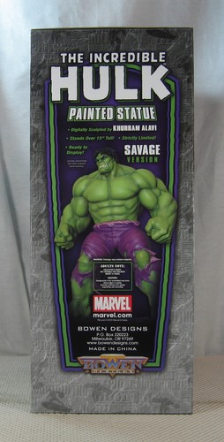 Savage Hulk Statue 709/1900 Bowen Designs Avengers NEW SEALED - Picture 6 of 9