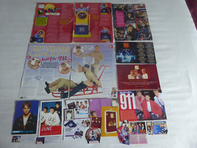 Poster Clippings 911 Lee Brennan Jimmy Constable Simon ''Spike'' Dawbar Musik 90er