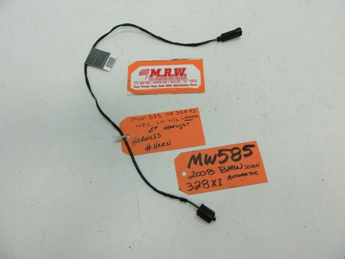 WASHER NOZZLE SPRAYER WIRE PLUG HARNESS HEADLIGHT LAMP LENS BMW 328i 330i 335i - Picture 2 of 11