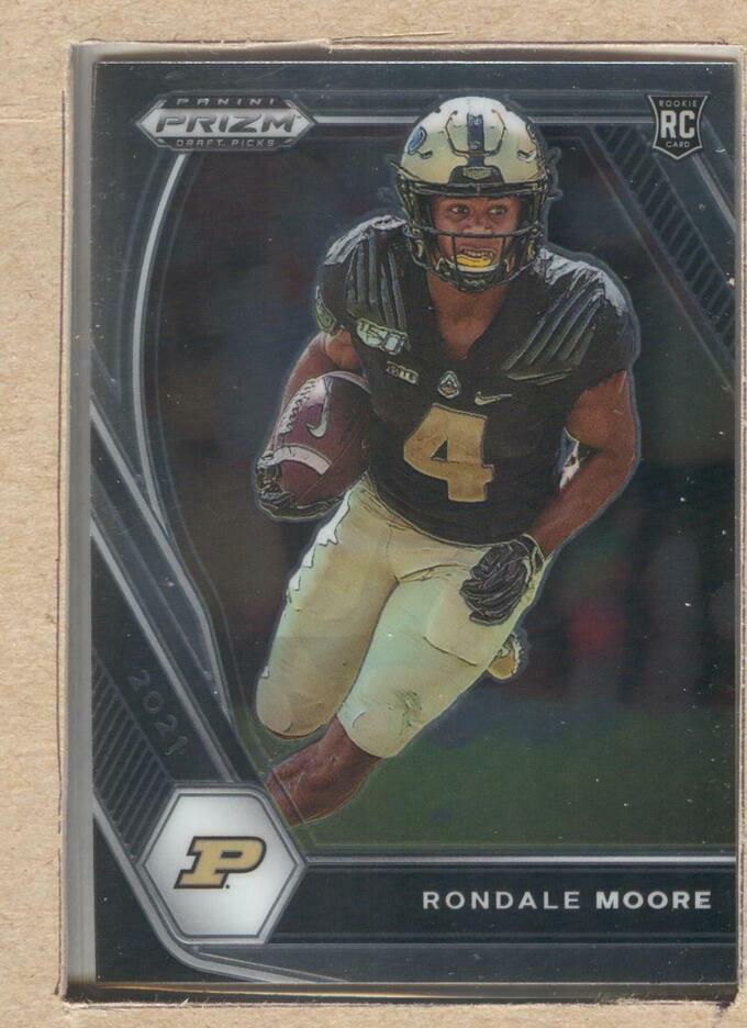 Rondale Moore 129 2021 Panini Prizm Draft Rookie RC - Purdue Boilermakers